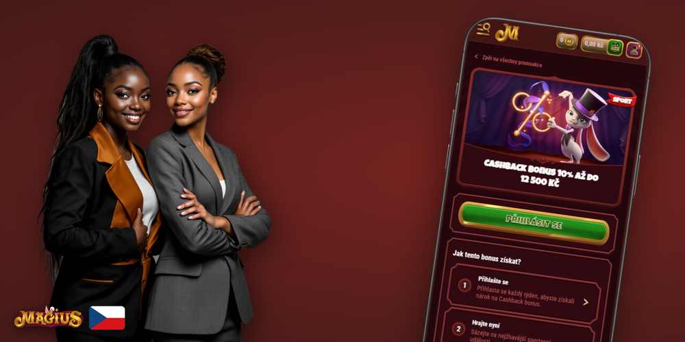 Porovnání chybné a úspěšné aktivace promo kódu v rozhraní Magius Casino