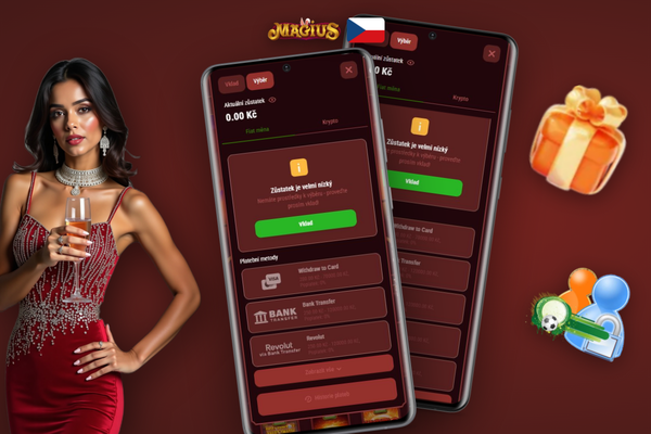 Nahrání dokladu totožnosti v Magius Casino pro úspěšný výběr peněz