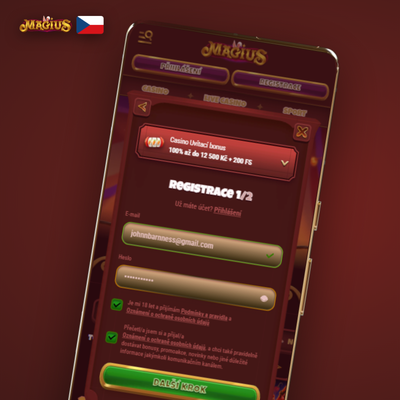 Přihlášení přes sociální sítě v Magius Casino – rychlá registrace bez zbytečných kroků